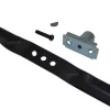 46 CM gräsklippare kniv + knivfäste + kil + skruv för Scheppach