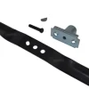 53 CM gräsklippare kniv + knivfäste + kil + skruv för Scheppach