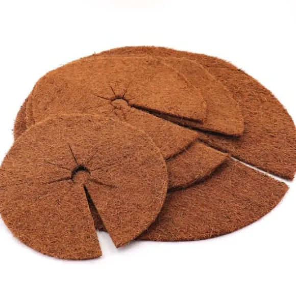 3 Coconut Mulching-skivor 30 cm Kokosfibermatta Kokosfiber Växtskyddsmatta Kokosnöt