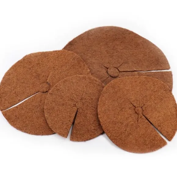 5 Coconut Mulching-skivor 30 cm Kokosfibermatta Kokosfiber Växtskyddsmatta Kokosnöt