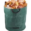 63 gallon trädgårdsväska | Bärbar Heavy Duty Återanvändbar soppåshållare | [411] Leaf Yard Waste Bag