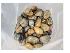 180 kg Polerade småsten Blankt grus Flodsten Pebbles Trädgårdsgrus Prydnadsgrus #