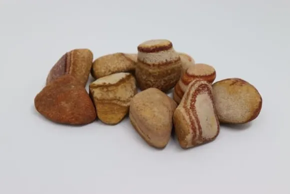 140 kg småsten River Pebble Pebbles Trädgårdsgrus Prydnadsgrus Dekokies Sandstone