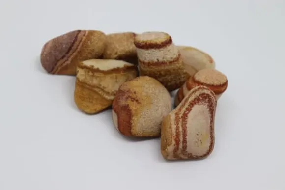 160 kg småsten River Pebble Pebbles Trädgårdsgrus Prydnadsgrus Dekokies Sandstone