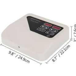 3-9 KW 40-105°C extern digital bastukontroll för kommersiellt och hemmabruk, justerbar tid och temperatur, säker att använda