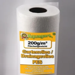 237,5 m² Geotextil fleece Trädgårdsfleece Ogräsbekämpningstyg Dräneringsfleece 200 g 1,9 m