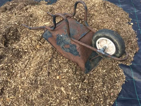 60 m² Ogräsbekämpningsmembran Ogräsfoder Mulchliner 100 g 1,65 m bred