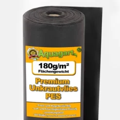 500 m² Ogräsbekämpningstyg Trädgårdsfleece Mulchtyg Fleece 180 g 2 m bred Premium Quality