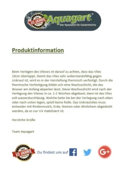 25 m² Trädgårdsfleece Ogräsbekämpningstyg Ogräsfoder Mulchfoder Mulchtyg 150 g/m² 1 m w.