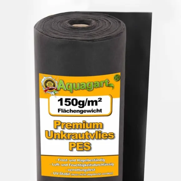 487,5 m² Trädgårdsfleece Ogräsbekämpningstyg Fleece 150 g 1,5 m bred PES