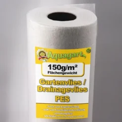 100 m² Trädgårdsfleece Ogräsbekämpningstyg Dräneringsfleece 150 g 2 m bred