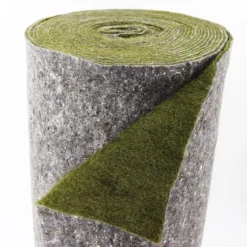 9 m x 1 m Bankmatta Grön Slopematta Dammkantsmatta för dammfodret