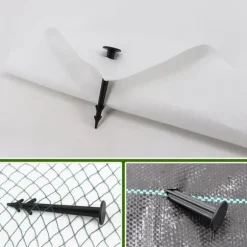 300 Markankare Markankare för Ogräsbekämpningstyg Trädgårdsfleece Ogräsbekämpningsmembran