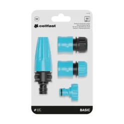 1/2” rak sprinkler för trädgårdsslang, set om 4