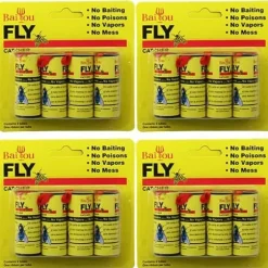 16 rullar klibbigt flugpapper eliminerar insektsfångarflugor - Return 1532