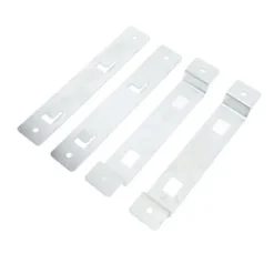 2 set Fågelhushängarfäste Galvaniserat stål Fågelhusmonteringsfäste för matare boboxar