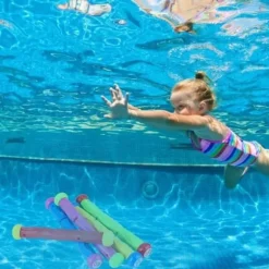 5 st Båtar för dykning Multicolor Poolleksaker Underwater Träningsspel Vattenleksaker Strand Sommar Simleksaker