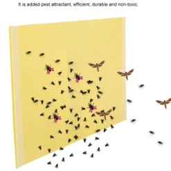 50 st dubbelsidiga mygglimbrädor fällor skadedjur klibbiga flugor insekter catcher mördare