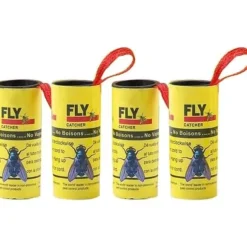 4 ST FlugfångareFly Killer, Sticky flugfångare pappersrullar Giftfri flugfälla för flygande insekter I[340]