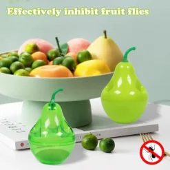 2 st fruktflugfällor för kök, effektiv fruktflugfälla återanvändbar, bekämpar fruktflugor