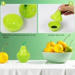 2 st fruktflugfällor för kök, effektiv fruktflugfälla återanvändbar, bekämpar fruktflugor