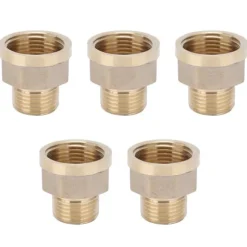 5 st G3/4 hona till G1/2 hane adapter trädgårdsslangkoppling trädgårdsbevattningstillbehör