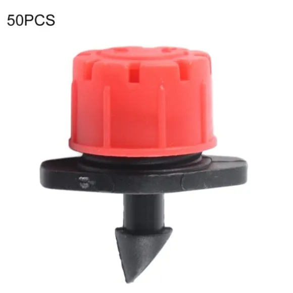 50 st justerbar mini trädgårdsbevattning bevattningsflöde dropphuvud droppblomma växtverktyg