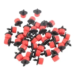 50 st justerbar mini trädgårdsbevattning bevattningsflöde dropphuvud droppblomma växtverktyg