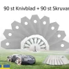 90 st Knivblad Knivar till Husqvarna Automower Gardena Silver