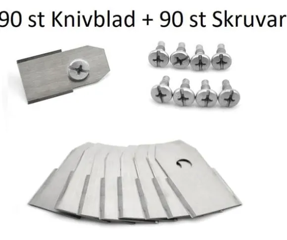 90 st Knivblad Knivar till Husqvarna Automower Gardena Silver