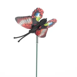 50 st konstgjorda dekorativa fjärilar gräsmatta trädgårdsdekor landskap inomhus utomhus ornament