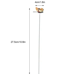 50 st konstgjorda dekorativa fjärilar gräsmatta trädgårdsdekor landskap inomhus utomhus ornament