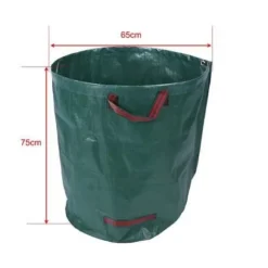 4 st 270L Bärbar Trädgårdspåse Kapacitet Slitstark Vikbar Trädgårdsavfallspåsar Lövpåsar -MEN