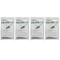 4 st nödfiltar Vattentäta hopfällbara bärbara reflexer Håll torr överlevnad varm filt för campingvandring