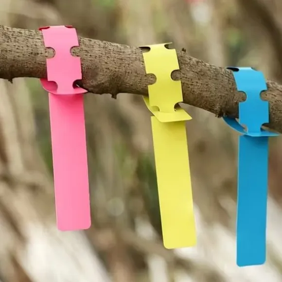 100 st Plast Växt Träd Taggar Trädgård Växt Etiketter Växthängande