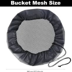 2 st regnfatsnät, regnfatskyddsnät med dragsko, justerbart skyddsnät