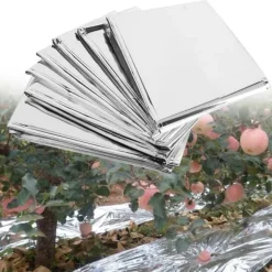 2 st silverfärgad reflekterande film för växthus för växtbelysning 210 * 120 cm