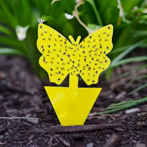 100 st självhäftande flugfällor insektfälla