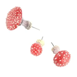 3 st Svamp Trädgårdsdekor Harts Glow in The Dark Svampdekor Lysande svampstatydekor Mikrolandskap