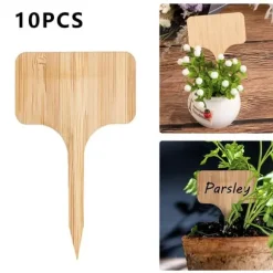 10 St Trädgårdsarbete Etiketter Sign Tags Blank Label