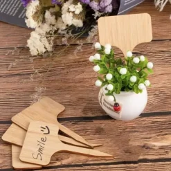 10 St Trädgårdsarbete Etiketter Sign Tags Blank Label