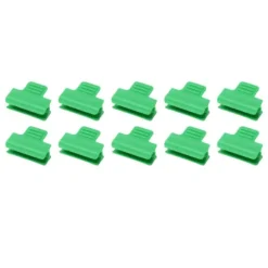 100 st Trädgårdsskjulklämmor Plaststabil mångsidig filmskuggningsnätklämmor för växthus 11 mm/0,43 tum