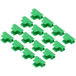 100 st Trädgårdsskjulklämmor Plaststabil mångsidig filmskuggningsnätklämmor för växthus 11 mm/0,43 tum