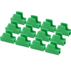 100 st Trädgårdsskjulklämmor Plaststabil mångsidig filmskuggningsnätklämmor för växthus 11 mm/0,43 tum