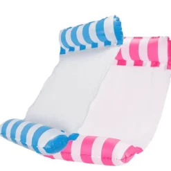 2 st uppblåsbara poolmadrass, uppblåsbar pool för vuxna och barn med bra viktlager, bekväma poolmadrassar som är lätta att bära