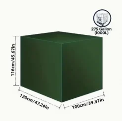 1 st Vattentankskydd Slitstarkt grönt tyg