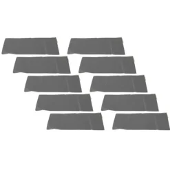 10 st. översvämningssandsäckar professionella tomma regnsäkra dragsko översvämningsskyddssandsäckar för husdörr garage källare grå