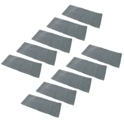 10 st översvämningssandsäckar professionella tomma regnsäkra översvämningssandsäckar för husdörr Garage källare Grå