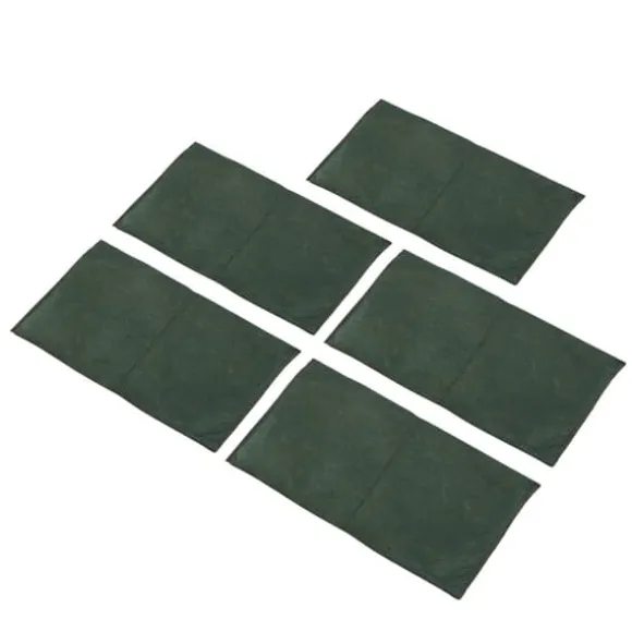 5 st. översvämningsvattenbarriärpåsar i icke-vävt tyg, absorberande harts, översvämningsförebyggande rör, återanvändbar översvämningskontrollpåse