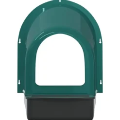 4 st väggmonterade hönsholkar i mörkgrön plast | Färg: Mörkgrön | Storlek: Standard